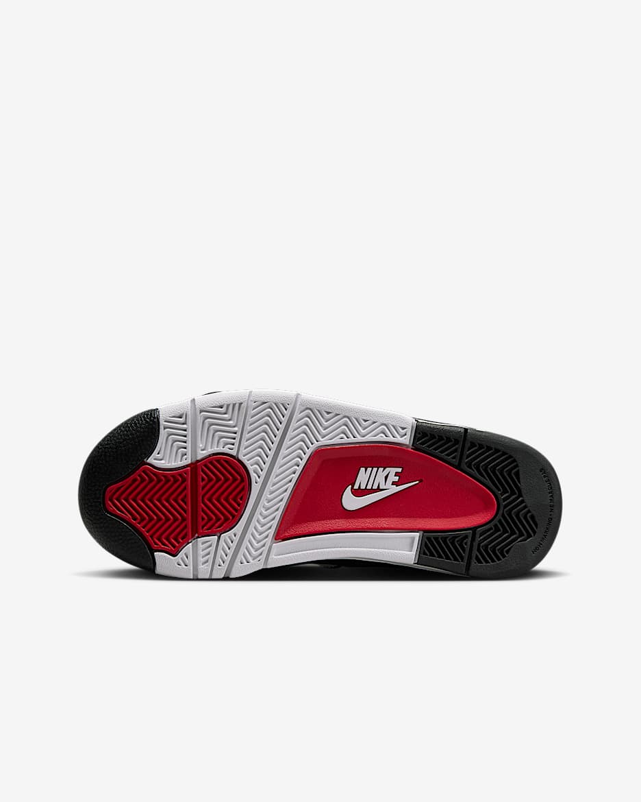 Nike Big Kids Air Flight 89 Basketball Shoes in Blue White White Size 4.5 Leather